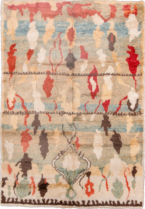 Vintage Moroccan Area Rug (6' x 10')